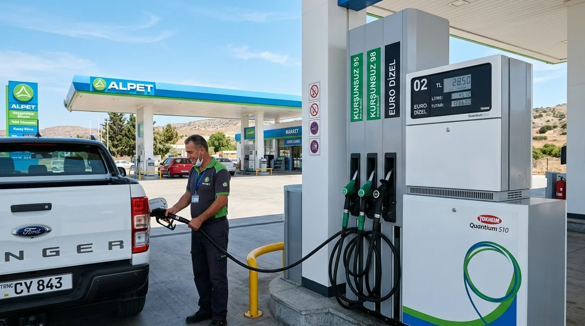 KKTC Güncel Akaryakıt Fiyatları (2026): Benzin ve Motorin Litre Fiyatı Zamlandı