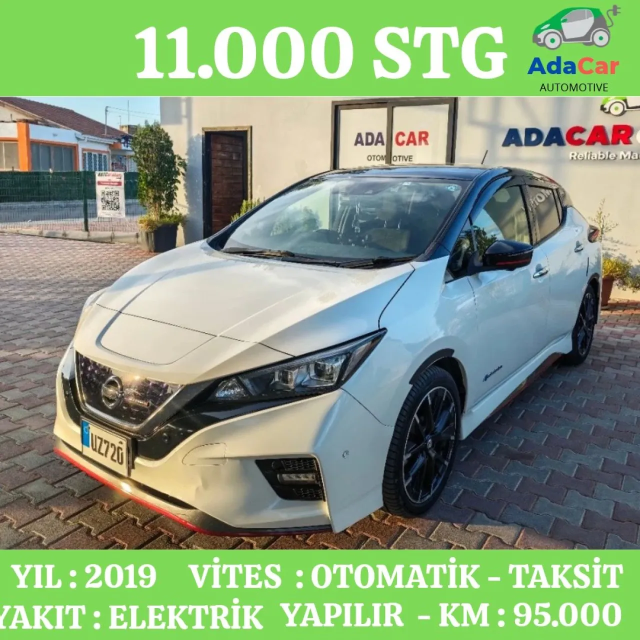 2019 Model Otomatik Nissan Leaf